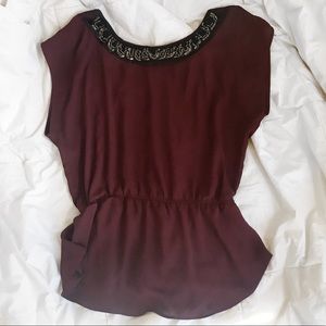 Cinched waist top